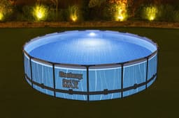 Piscine hors sol Piscine hors sol ronde Steel Pro Max 457 x 107 cm avec lumière LED Bestway 9