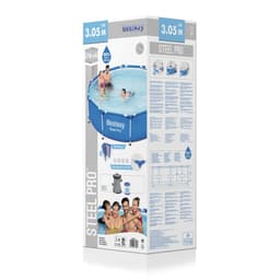 Piscine hors sol Piscine hors sol Steel Pro ronde 305 x 76 cm bleu clair Bestway 7