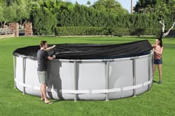 Accessoires Piscine Bâche 4 saisons ronde 493 cm pour piscine hors sol  Ø 460cm ou 488cm Bestway 9