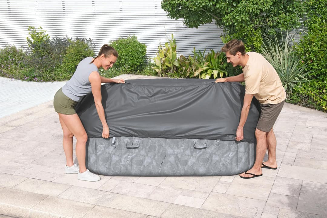 Accessoires Spa Couverture thermique Energysense pour spas carrés 230 x 230 x 71cm Bestway 2