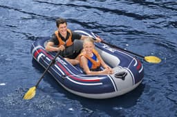 Bateaux, paddle et kayak Bateau gonflable Hydro-Force™ Treck X1 228 x 121 x 32 cm avec 2 rames et un gonfleur à pied Bestway 5