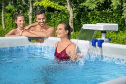 Accessoires Piscine Fontaine cascade lumineuse pour piscine hors sol Bestway 3