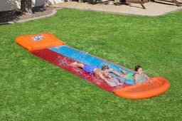 Jeux d'extérieur et trampoline Tapis glissant 2 pistes longueur 549 cm avec rampe d'élan Bestway 1