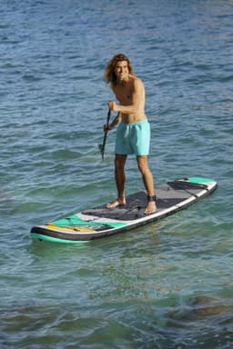 Bateaux, paddle et kayak Paddle SUP gonflable Hydro-Force™ Aqua Wander, 305 x 84 x 12 cm avec pagaie, leash, pompe, 2 ailerons et sac à dos de transport, siège détachable Bestway 7