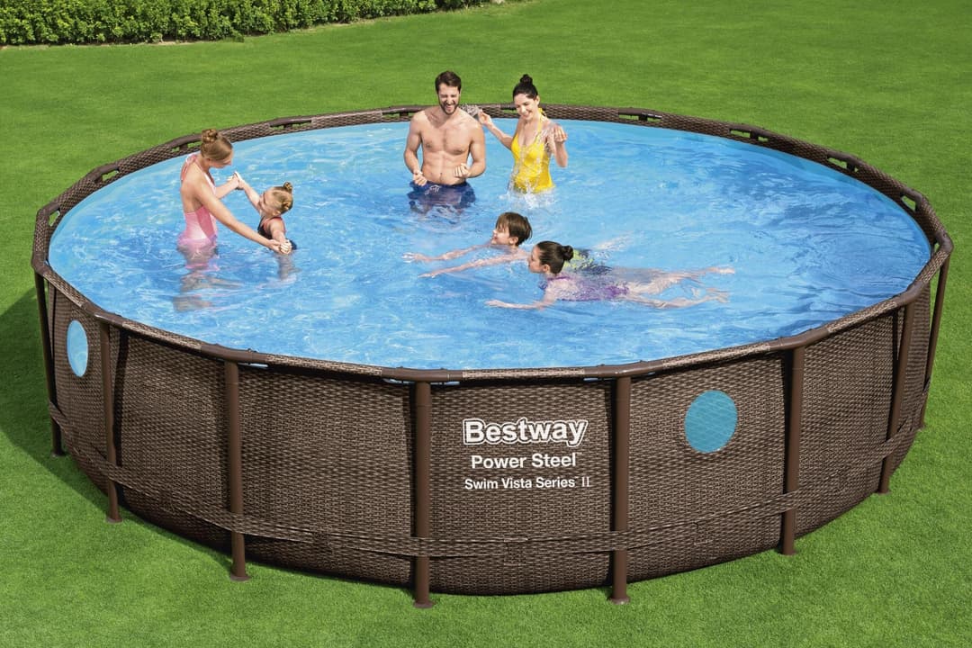 Piscine hors sol Piscine hors sol ronde 549x122cm Power Steel Swim Vista Series II Bestway 3