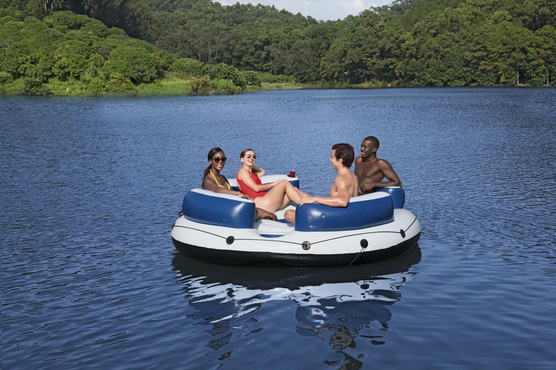Jeux d'extérieur et trampoline Île gonflable flottante 4 places Lazy Dayz™ Bestway 2