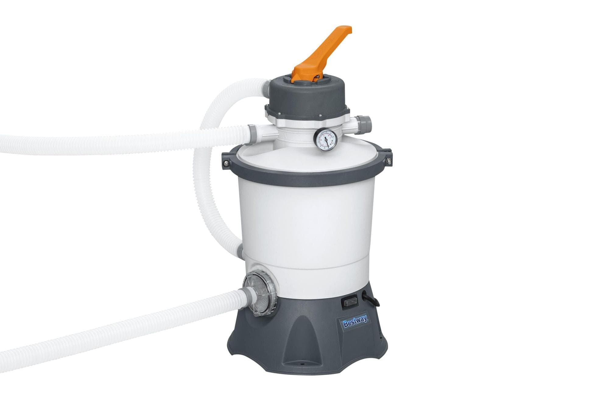 Accessoires Piscine Pompe de filtration à sable 3,028 m3/h avec balles filtrantes Polysphères  (4 sachets) Bestway 1