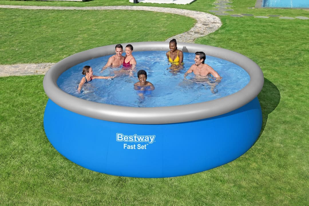 Piscine hors sol Piscine autoportante Fast Set ronde 457 x 122 cm avec accessoires Bestway 5