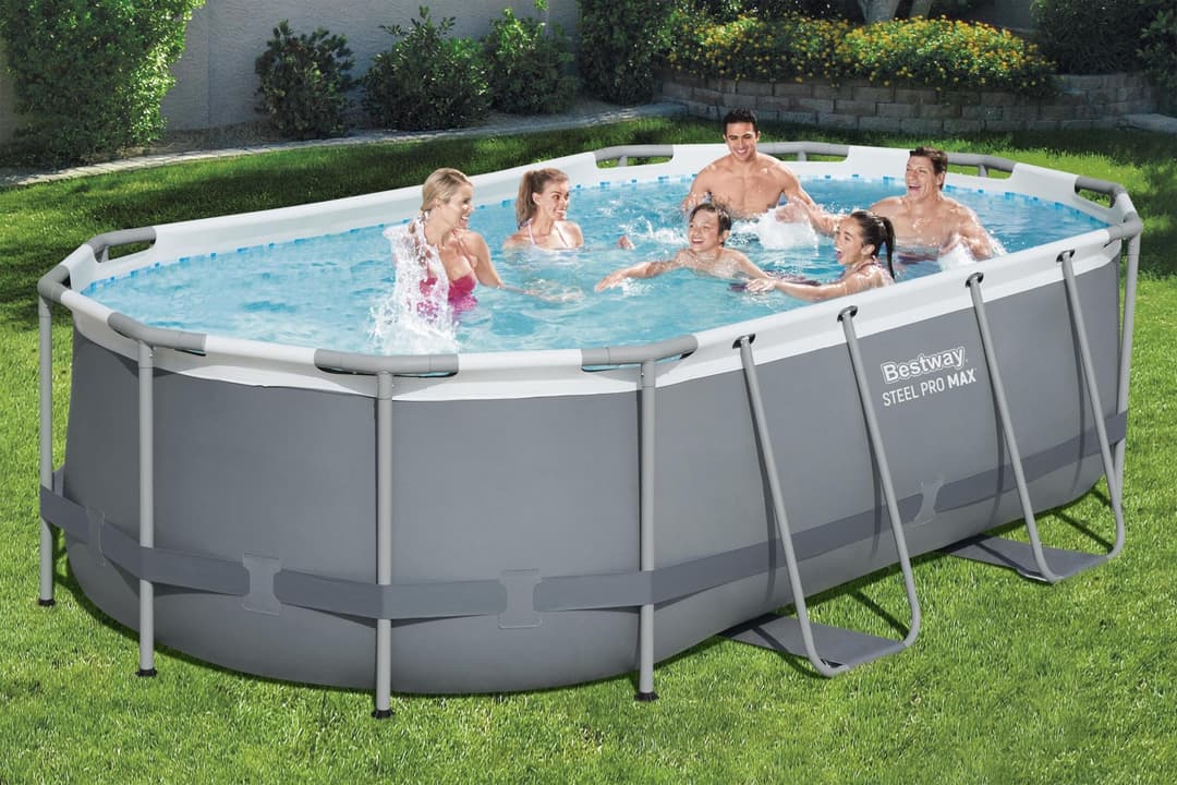 Piscine hors sol Piscine hors sol ovale 427 x 250 x 100 cm Steel Pro Max Bestway 2