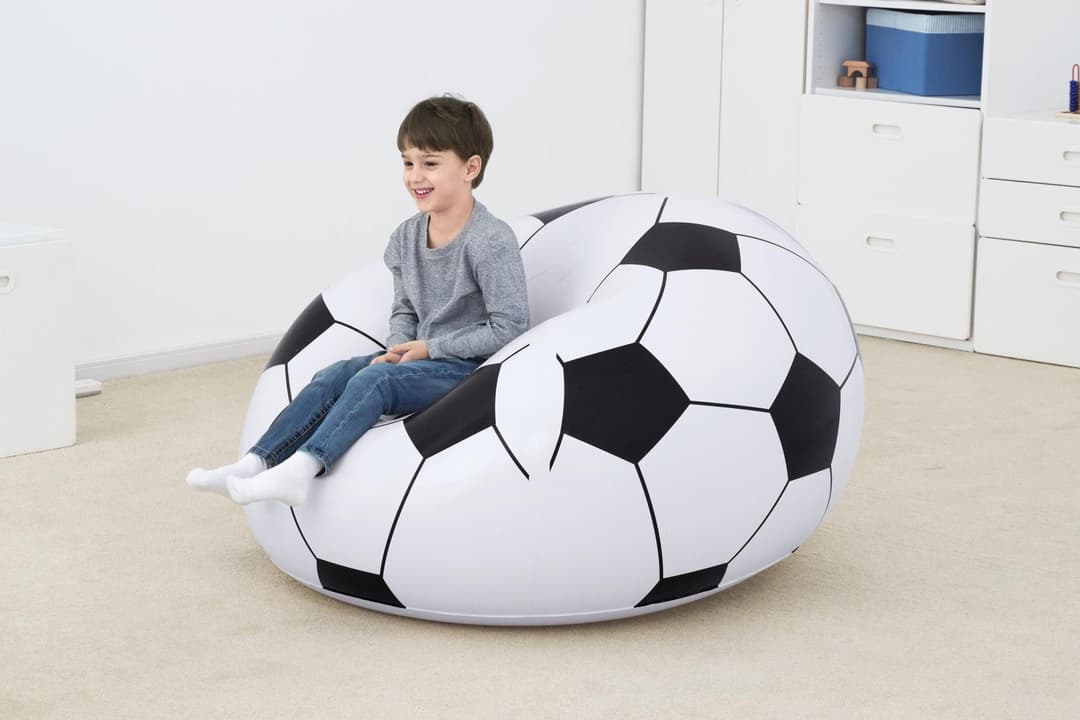 Matelas et mobilier gonflable Fauteuil gonflable ballon de foot Beanless™ Soccer Ball pour enfants Bestway 3
