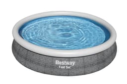 Piscine hors sol Piscine autoportante Fast Set ronde rotin 366 x 76 cm Bestway 1