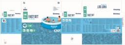 Piscine hors sol Piscine autoportante ronde Fast Set 305 x 66 cm avec filtration Bestway 6