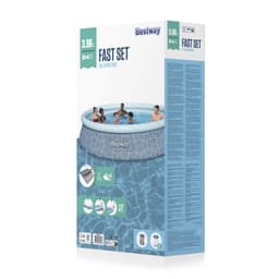 Piscine hors sol Piscine autoportante ronde 396 x 84 cm Fast Set avec pompe Bestway 6