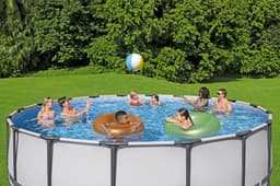 Piscine hors sol Piscine hors sol ronde 549x122cm Steel Pro MAX Bestway 8