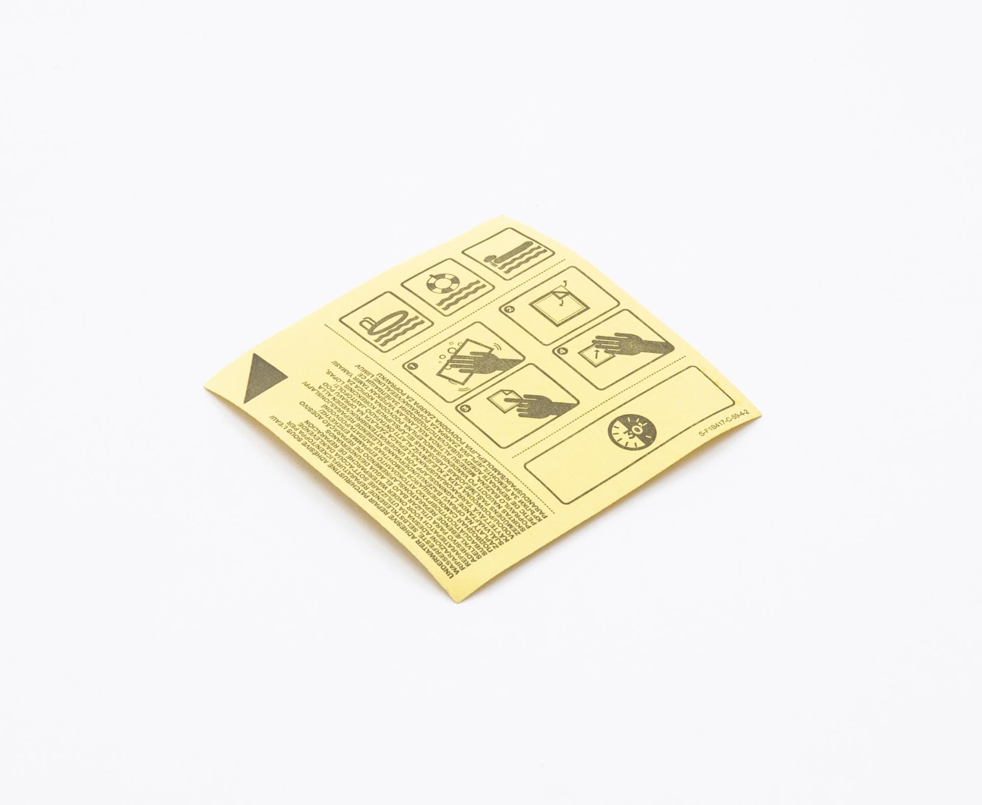 Underwater adhesive repair patch