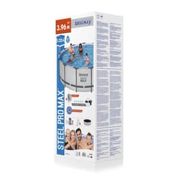 Piscine hors sol Piscine hors sol ronde Steel Pro Max™ 396 x 122 cm avec filtre à cartouche, échelle et bâche Bestway 6