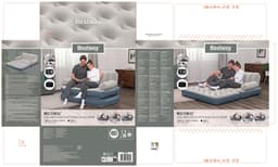 Matelas et mobilier gonflable Canapé gonflable convertible 188x152x64 cm pompe électrique intégrée  Bestway 6