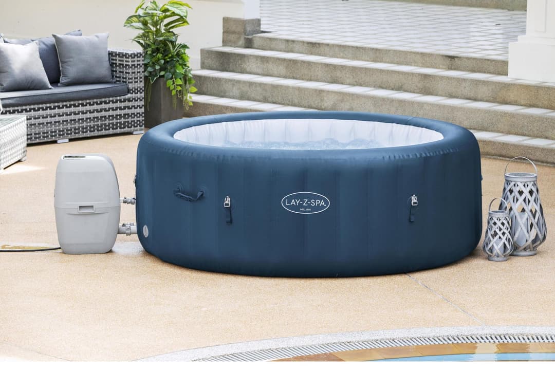 Spa Gonflable Spa gonflable rond Lay-Z-Spa Milan Airjet Plus 4 - 6 personnes Bestway 3