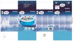Piscine hors sol Piscine autoportante Fast Set ronde 244 x 66 cm Bestway 4