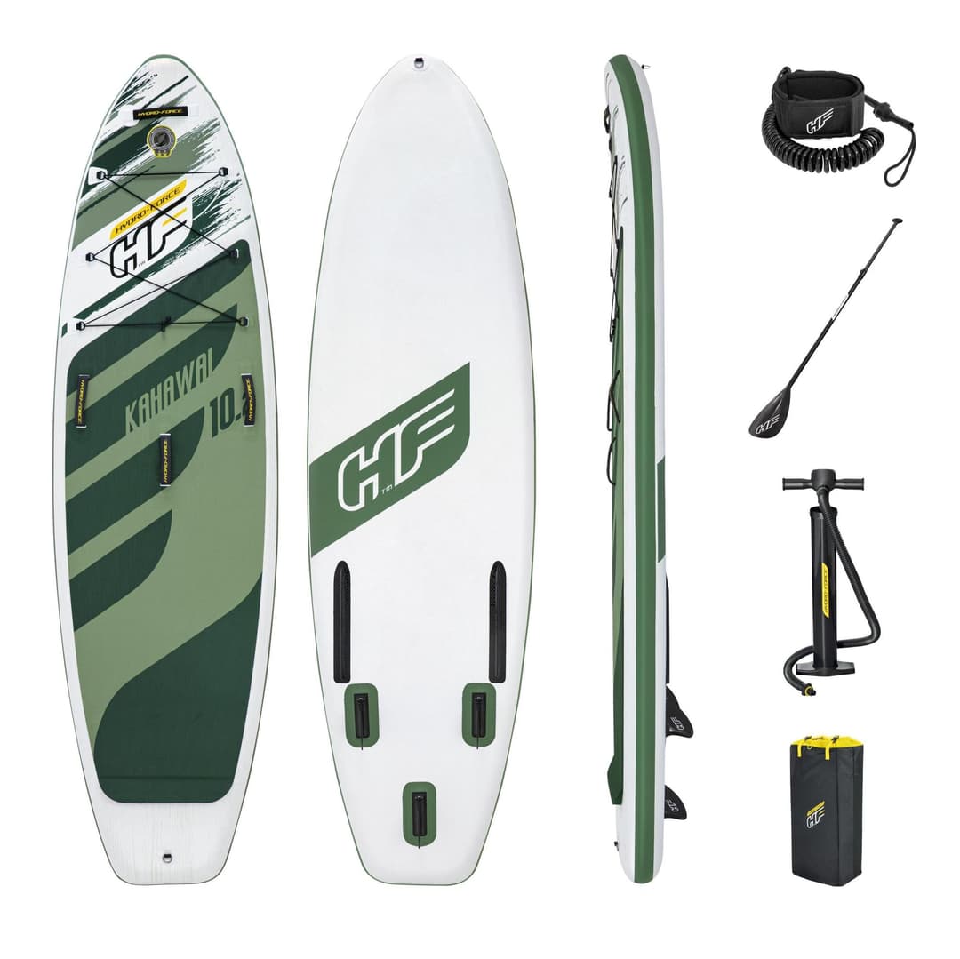 Bateaux, paddle et kayak Paddle SUP gonflable Hydro-Force™ Kahawai 310 x 86 x 15 cm avec pompe, pagaie, leash et sac à dos de transport Bestway 2
