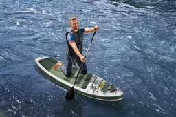 Bateaux, paddle et kayak Paddle SUP gonflable Hydro-Force™ Kahawai 310 x 86 x 15 cm avec pompe, pagaie, leash et sac à dos de transport Bestway 9