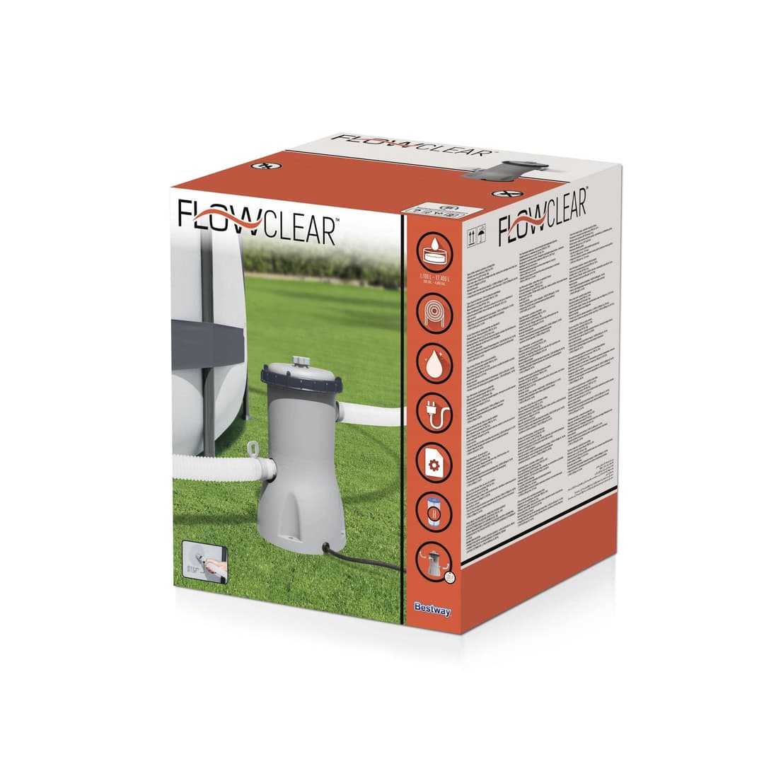 Accessoires Piscine Filtre à cartouche 3,028 m3/h 32 W Cartouche Type II Bestway 4