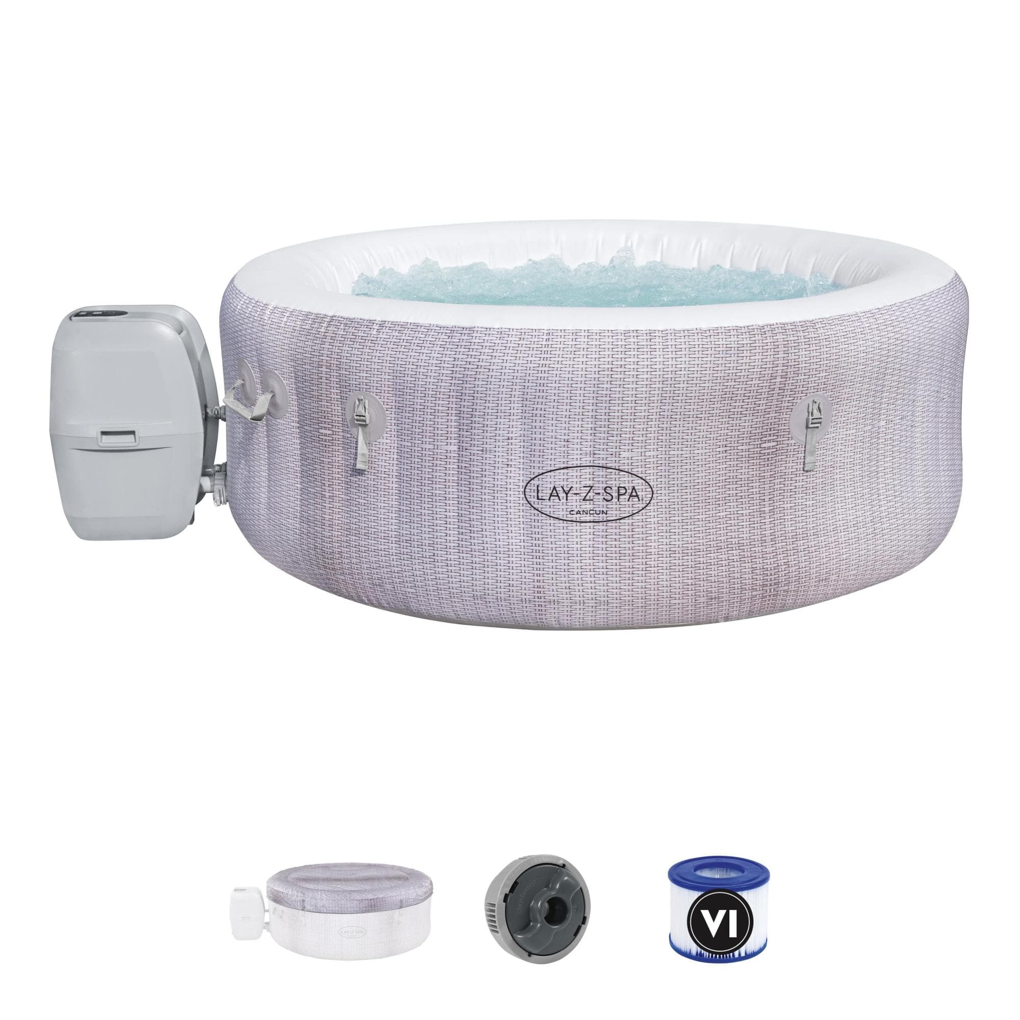 Spa Gonflable Spa gonflable rond Lay-Z-Spa Cancun Airjet 2 - 4 personnes Bestway 1