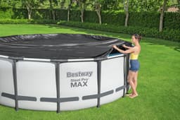 Accessoires Piscine Bâche 4 saisons ronde 555 cm pour piscine hors sol ronde Ø 549 cm Bestway 8