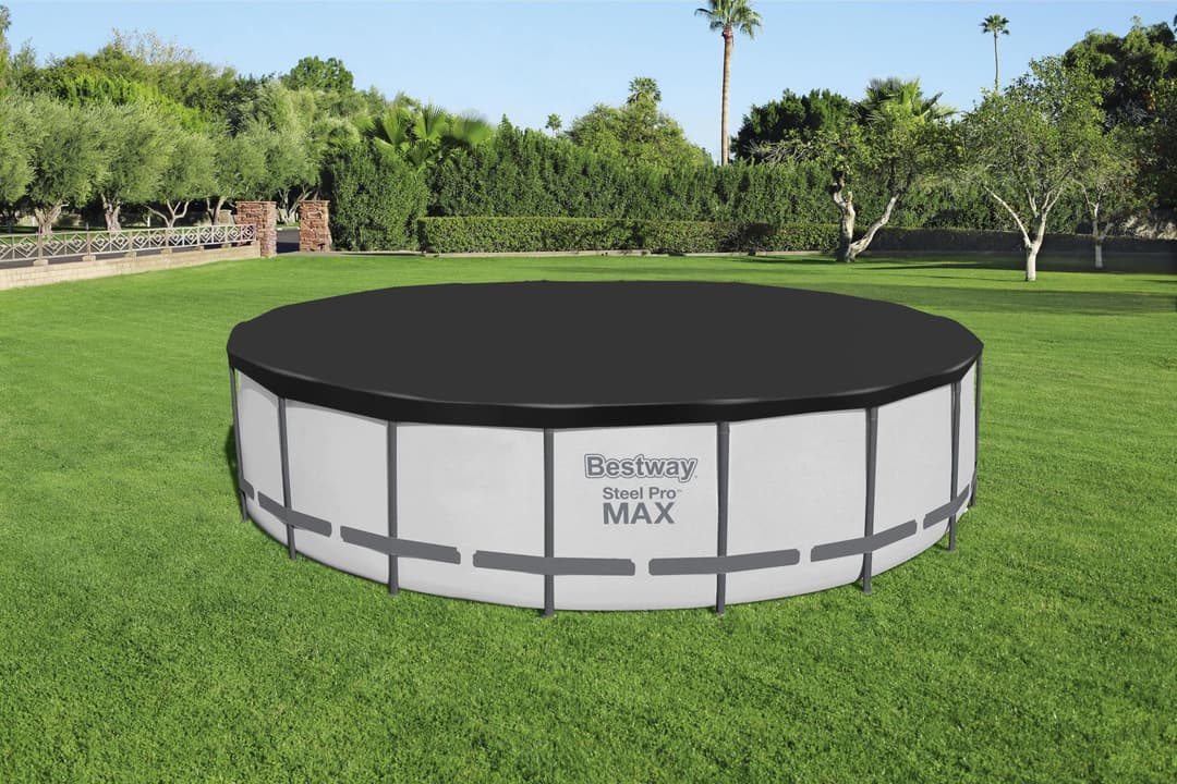 Accessoires Piscine Bâche 4 saisons ronde 555 cm pour piscine hors sol ronde Ø 549 cm Bestway 2