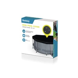 Accessoires Piscine Bâche 4 saisons ovale 305x184cm pour piscine Power Steel 305x200cm Bestway 6