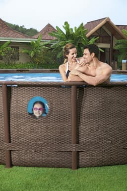 Piscine hors sol Piscine hors sol ronde 549x122cm Power Steel Swim Vista Series II Bestway 5