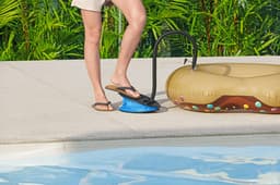 Pompe de gonflage Pompe à pied 1,4L/cycle, 3 embouts, idéale matelas et bouées gonflables Bestway 3