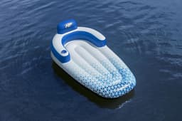 Jeux d'extérieur et trampoline Matelas gonflable piscine 1 place Indigo Wave 191 x 107 cm Bestway 4