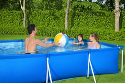 Piscine hors sol Piscine hors sol rectangle Steel Pro 300 x 201 x 66 cm bleu clair Bestway 4