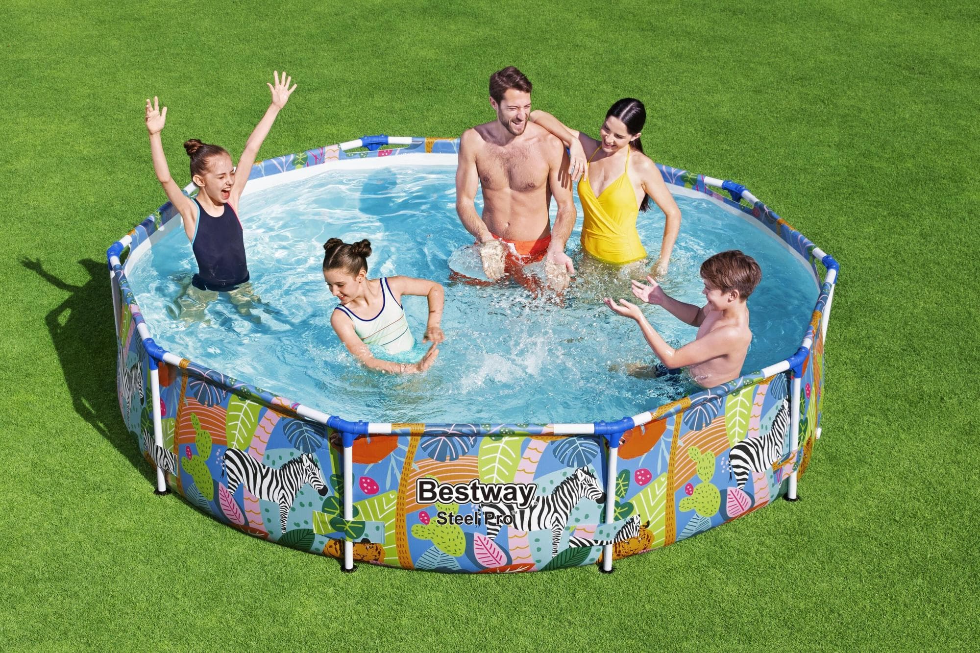 Piscine hors sol Piscine hors sol ronde 305x66 cm Steel Pro Bestway 1