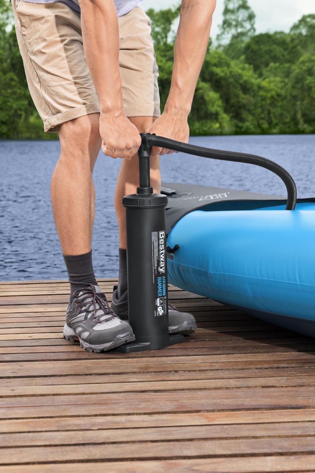 Pompe de gonflage Pompe à air manuelle Air Hammer 3500 Bestway 2