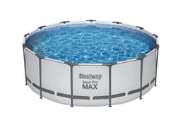 Piscine hors sol Piscine hors sol ronde Steel Pro Max™ 396 x 122 cm avec filtre à cartouche, échelle et bâche Bestway 2