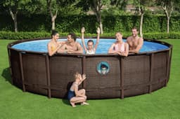 Piscine hors sol Piscine hors sol ronde 549x122cm Power Steel Swim Vista Series II Bestway 6