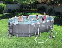 Piscine hors sol Piscine hors sol ovale Power Steel 488 x 305 x 107 cm avec accessoires Bestway 6