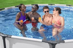 Piscine hors sol Piscine hors sol ronde Steel Pro Max 396 x 122 cm Bestway 8