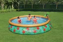 Piscine hors sol Piscine autoportante Fast Set ronde 457 x 84 cm avec filtration Bestway 2