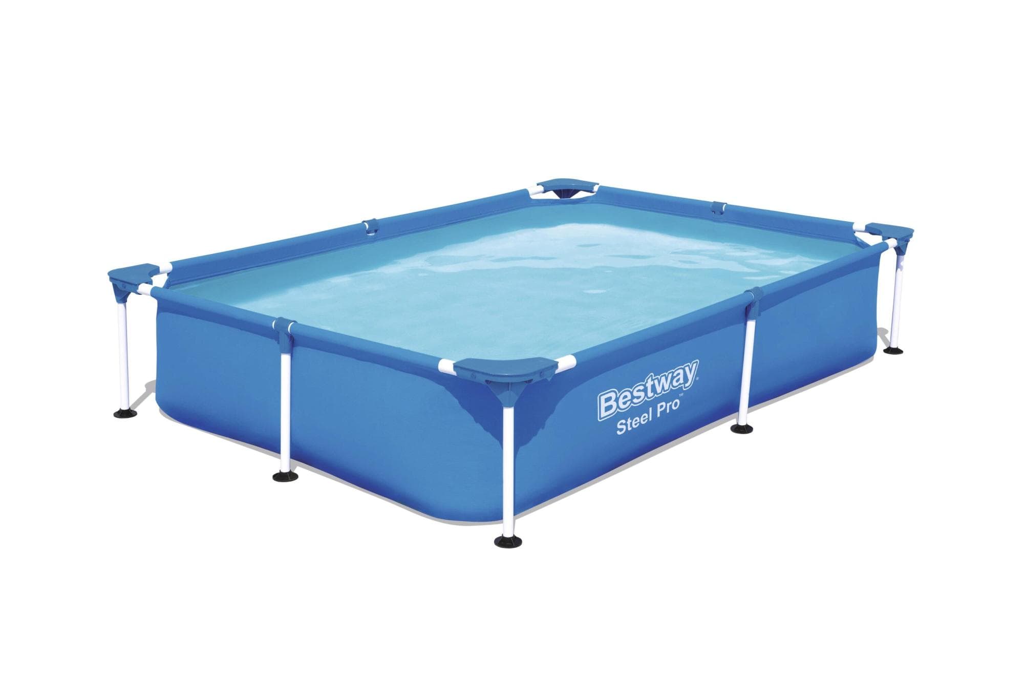 Piscine hors sol Piscine hors sol rectangle Steel Pro™ 221 x 150 x 43 cm bleu clair Bestway 1
