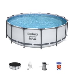 Piscine hors sol Piscine hors sol ronde Steel Pro Max 457 x 122 cm Bestway 1