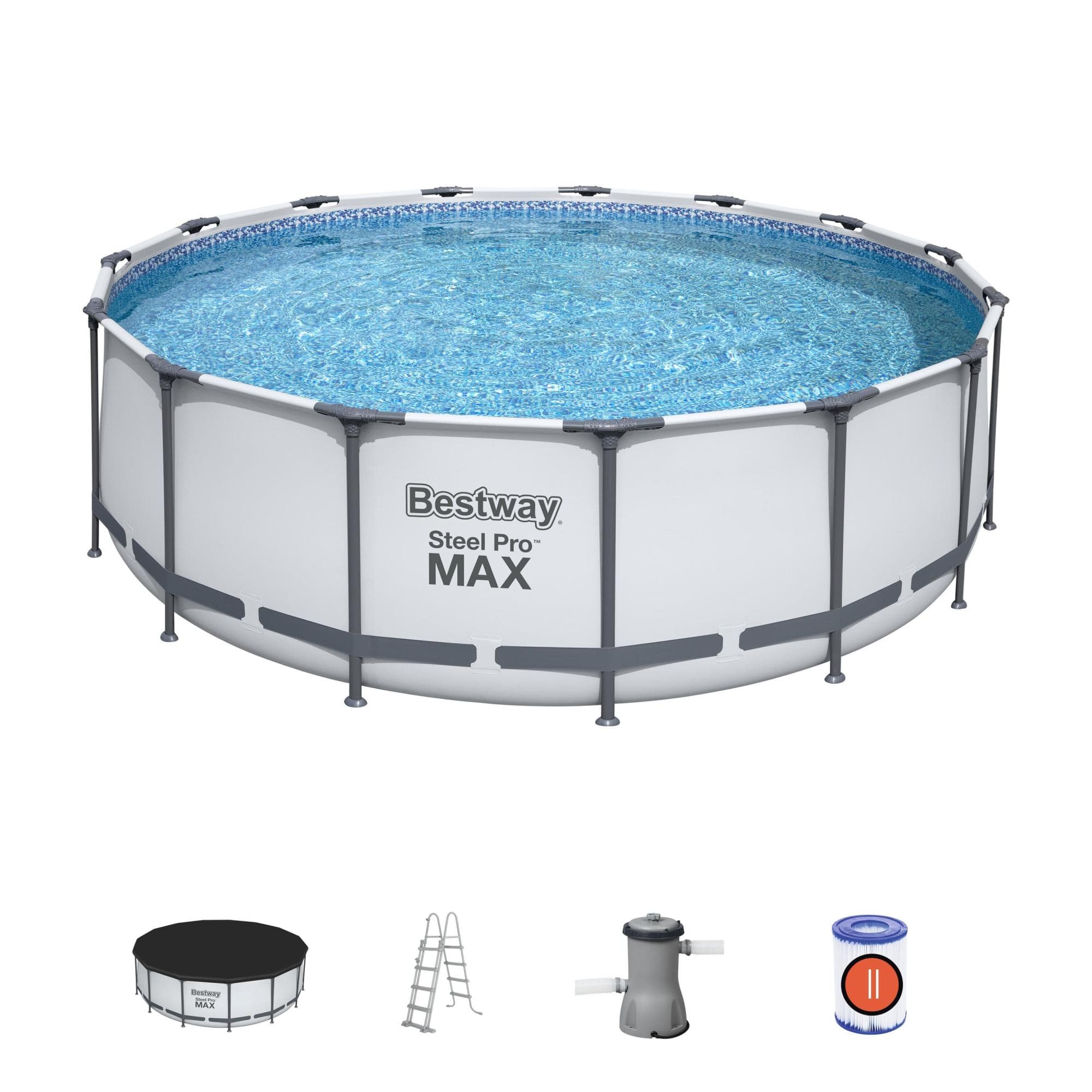 Piscine hors sol Piscine hors sol ronde Steel Pro Max 457 x 122 cm Bestway 1