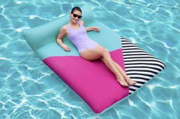 Jeux d'extérieur et trampoline Matelas gonflable avec housse tissu Blissful Drifter™, 183 x 124 x 33 cm, 140 kg  Bestway 7