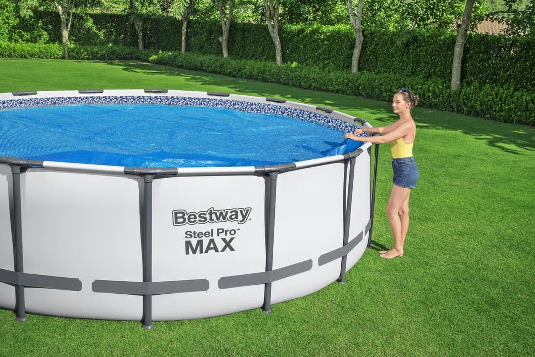 Accessoires Piscine Bâche à bulles ronde Ø 527cm pour piscine hors sol ronde Ø 549 cm Bestway 4
