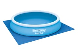 Accessoires Piscine Tapis de sol carré 396x396cm pour piscine hors sol diamètre max 366 cm Bestway 6