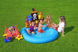 Jeux d'extérieur et trampoline Aire de jeux pataugeoire Bateau teuf teuf 140 x 130 x 104 cm Bestway 5