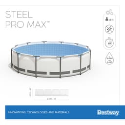 Piscine hors sol Piscine hors sol ronde Steel Pro Max 427 x 107 cm Bestway 8