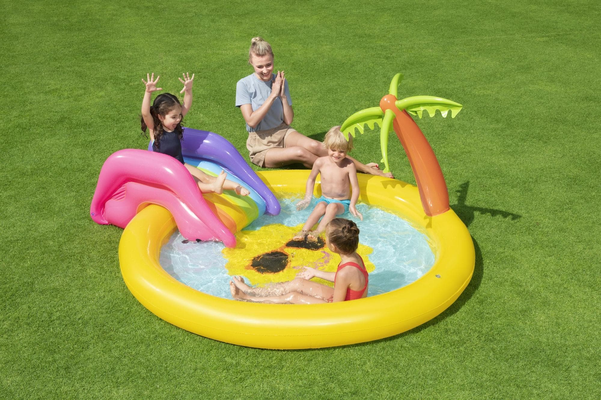 Jeux d'extérieur et trampoline Aire de jeux pataugeoire Sunnyland Bestway 1